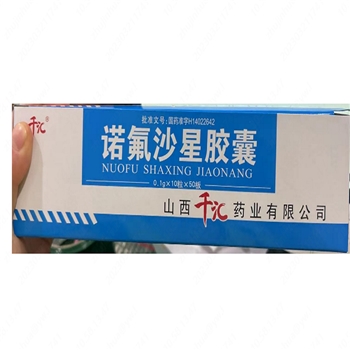 诺氟沙星胶囊0.1g*10粒*50板/盒