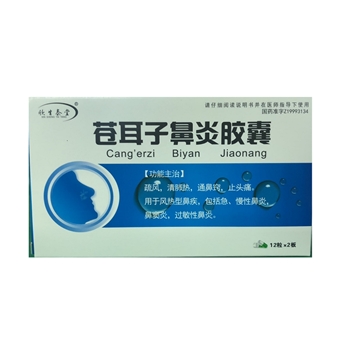 苍耳子鼻炎胶囊12粒*2板