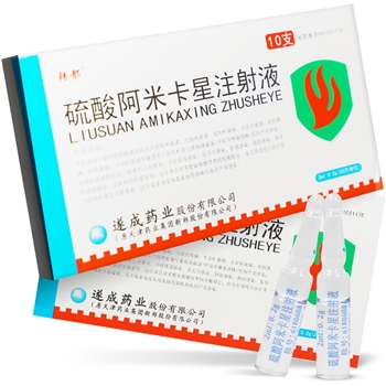 硫酸阿米卡星注射液2ml：0.2g*10支/盒